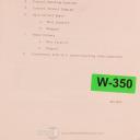 Walker-Walker MSD Series, Microprocessor Chuck Control Operations & Wiring Manual 1983-MSD Series-01
